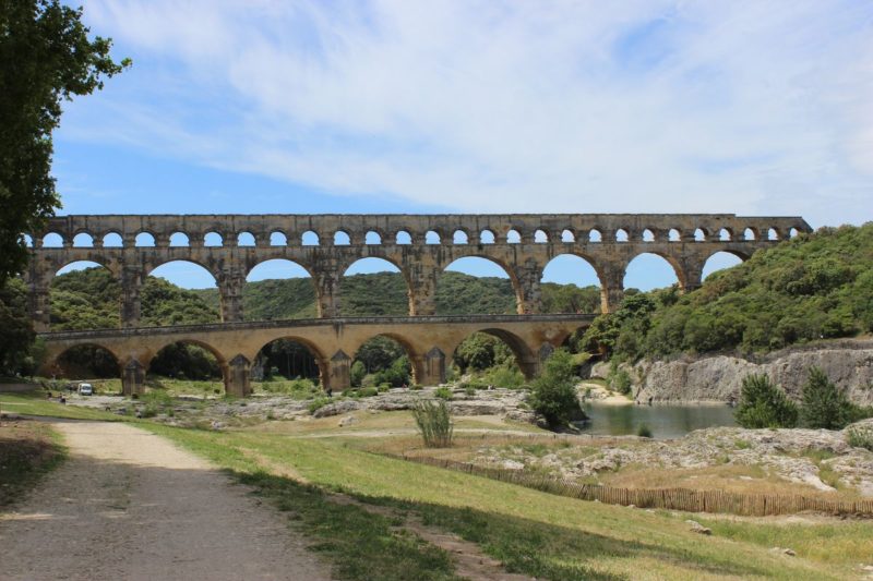Genuss - Blick auf den Pont du Gard.