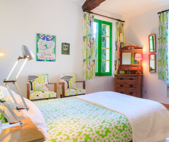 Grünes Zimmer, Beispiel für Ihre Provence mit Kindern Reise