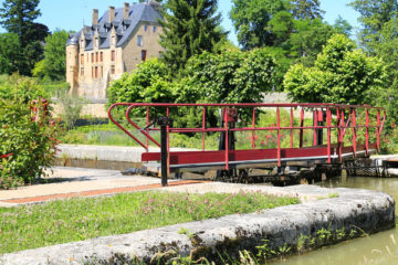 Burgund Urlaub-Schleuse am Kanal du Nivernais