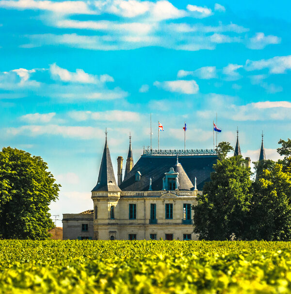 Bordeaux sehenswürdkeiten - das Château in Margaux.