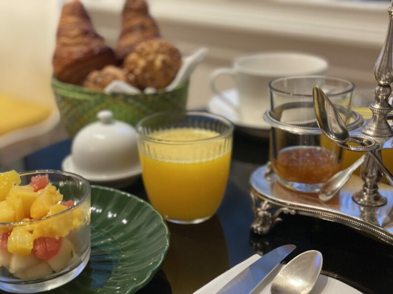 Bordeaux Sehenswürdigkeiten: Frühstück im Herrenhaus.
